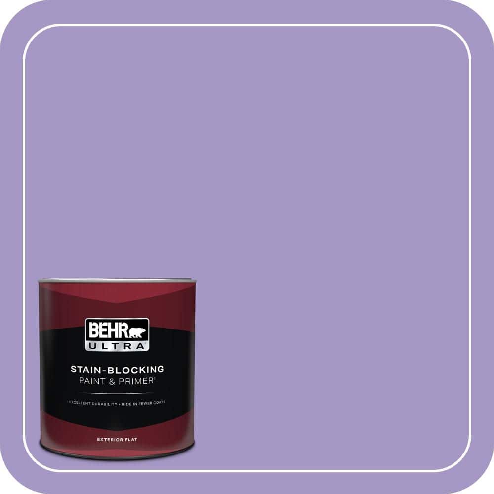 BEHR ULTRA 1 qt. #640B-5 Bloomsberry Flat Exterior Paint & Primer