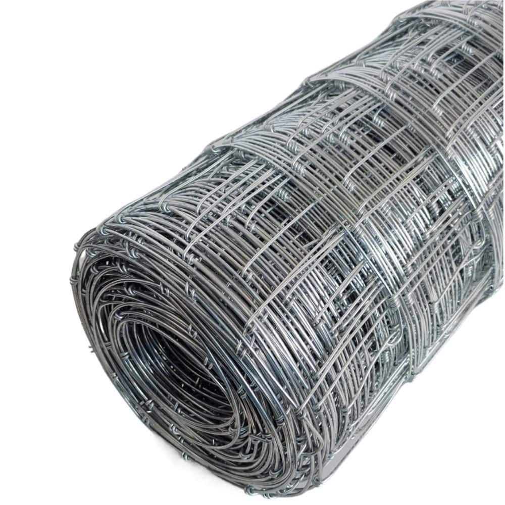 Amucolo 5 ft. x 164 ft. 14-Gauge Heavy Zinc Coating Cattle Fence Farm Fence, Galvanized Field Welded Wire Deer Fence, Goat Fence (2)