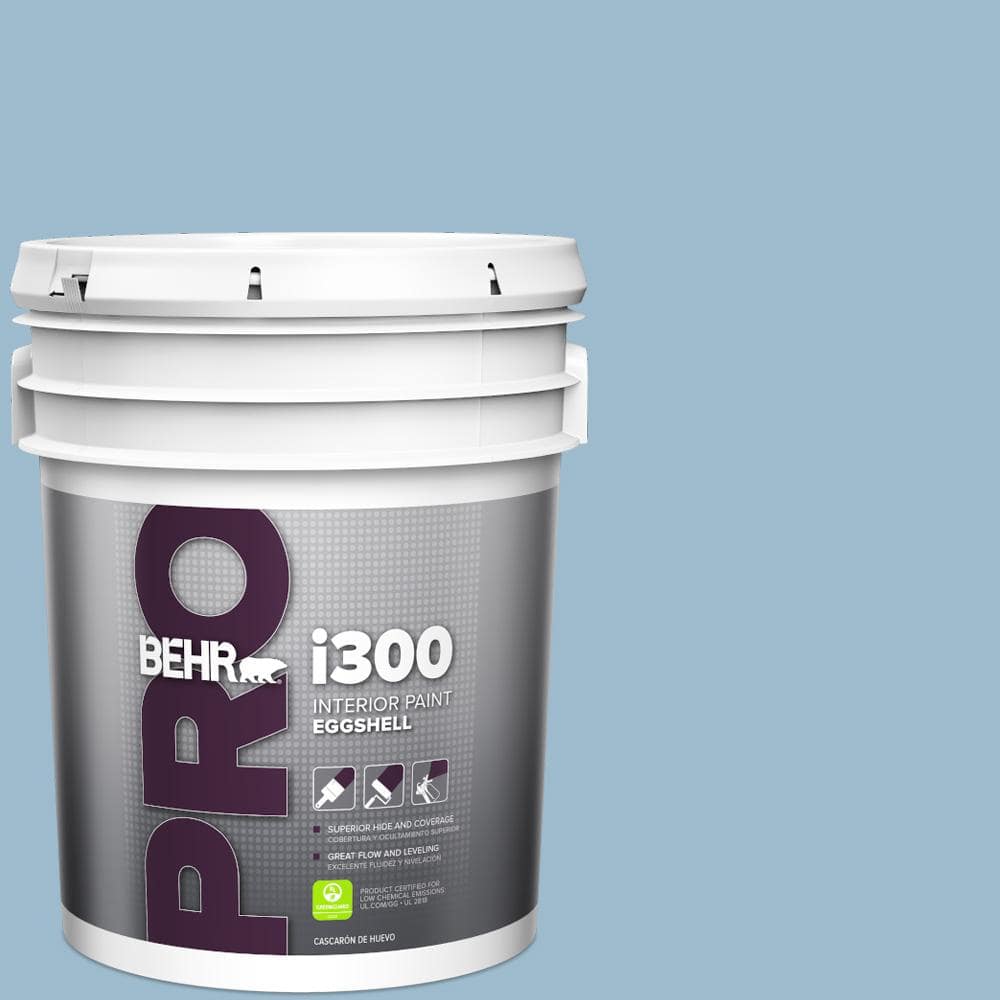 BEHR PRO 5 gal. #S500-3 Partly Cloudy Eggshell Interior Paint