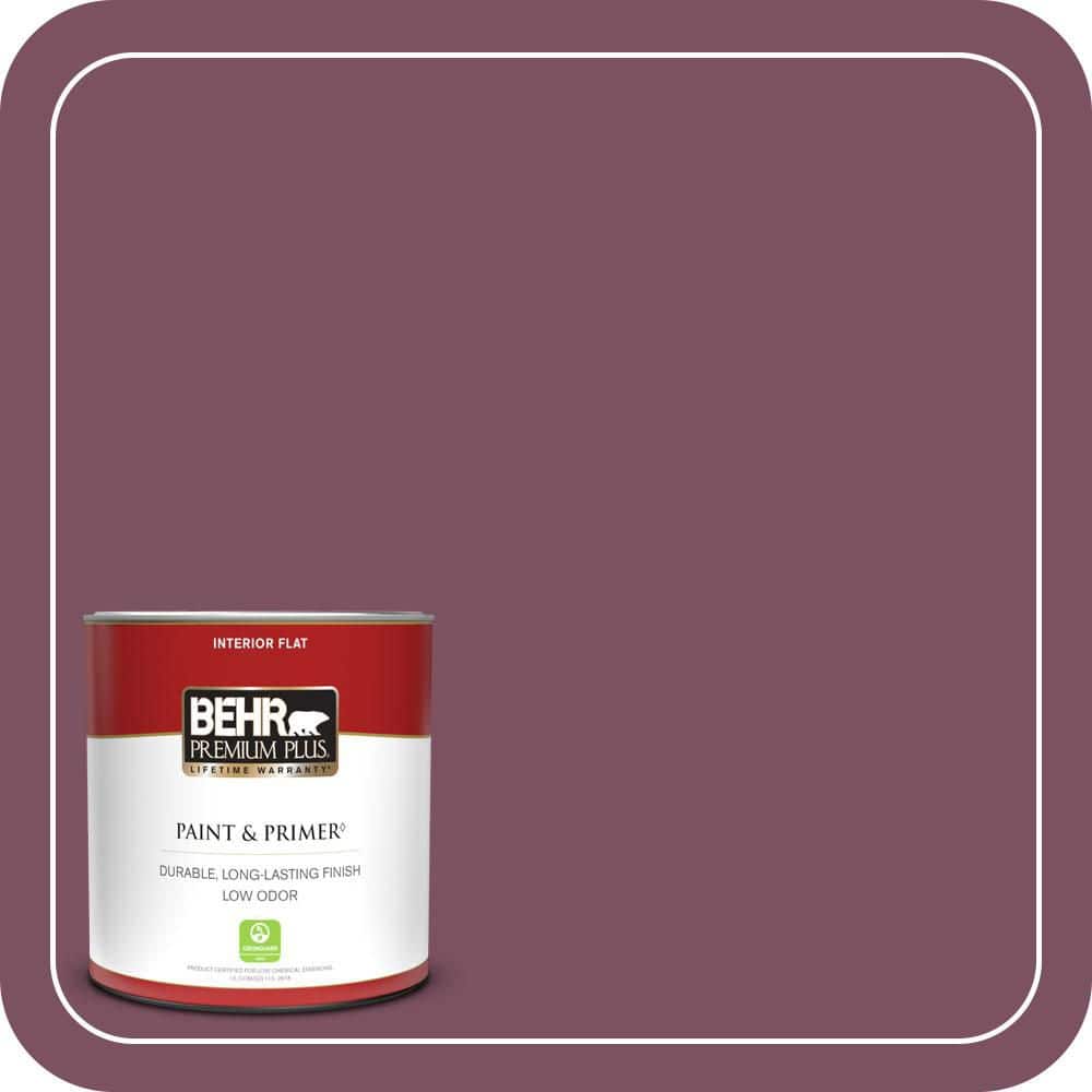 BEHR PREMIUM PLUS #PPU1-19 Classic Berry Enamel Low Odor & Primer