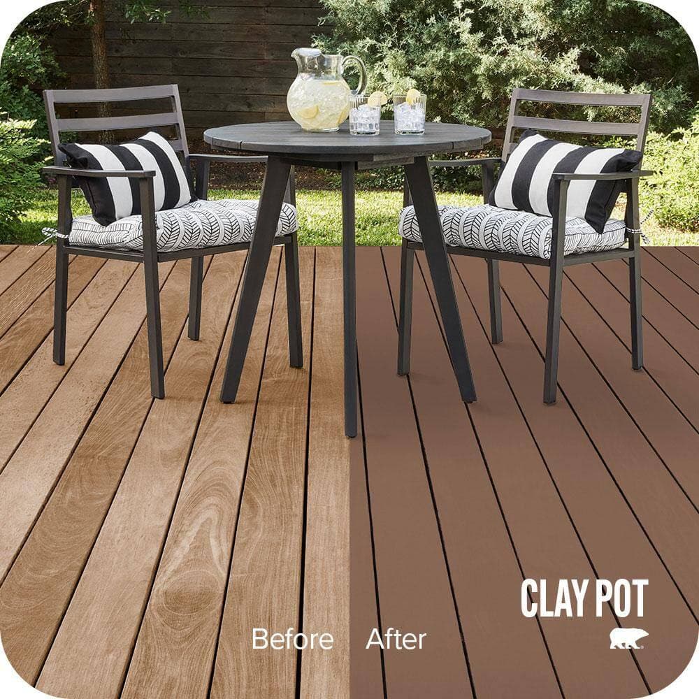 BEHR PREMIUM #PPU3-17 Color Waterproofing Exterior Wood Stain and Sealer (2)