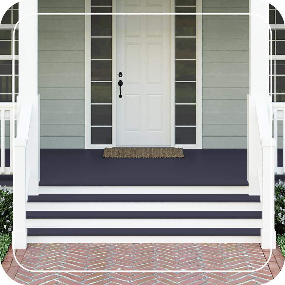 BEHR PREMIUM #PPU15-19 Textured Low-Lustre Enamel Interior/Exterior Porch and Patio Anti-Slip Floor Paint (2)