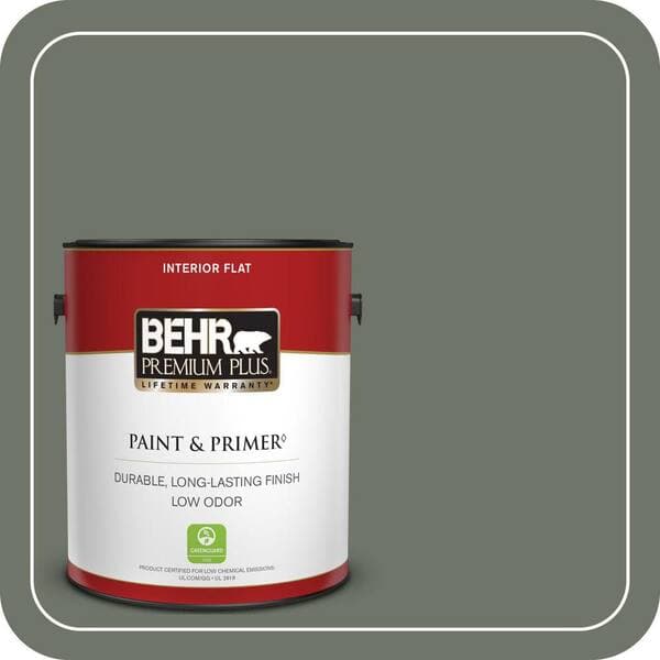 BEHR PREMIUM PLUS #BXC-72 Evergreen Trail Interior/Exterior Paint & Primer Color Sample (3)