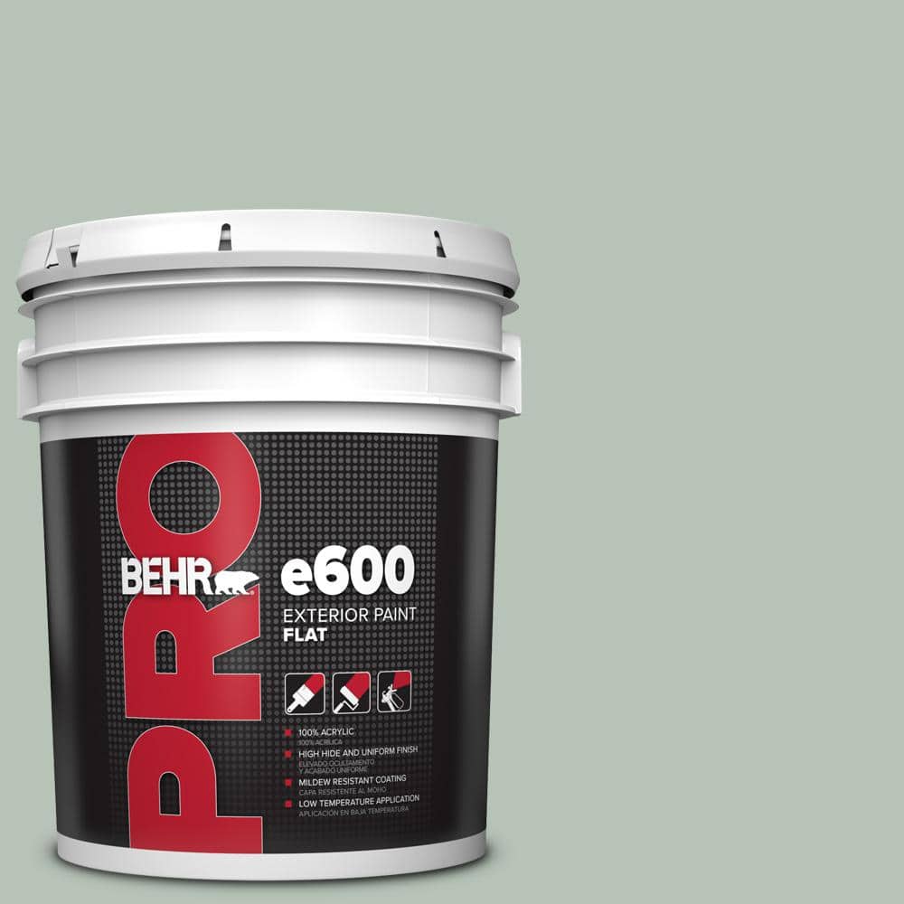 BEHR PRO 5 gal. #MQ6-18 Recycled Glass Flat Paint