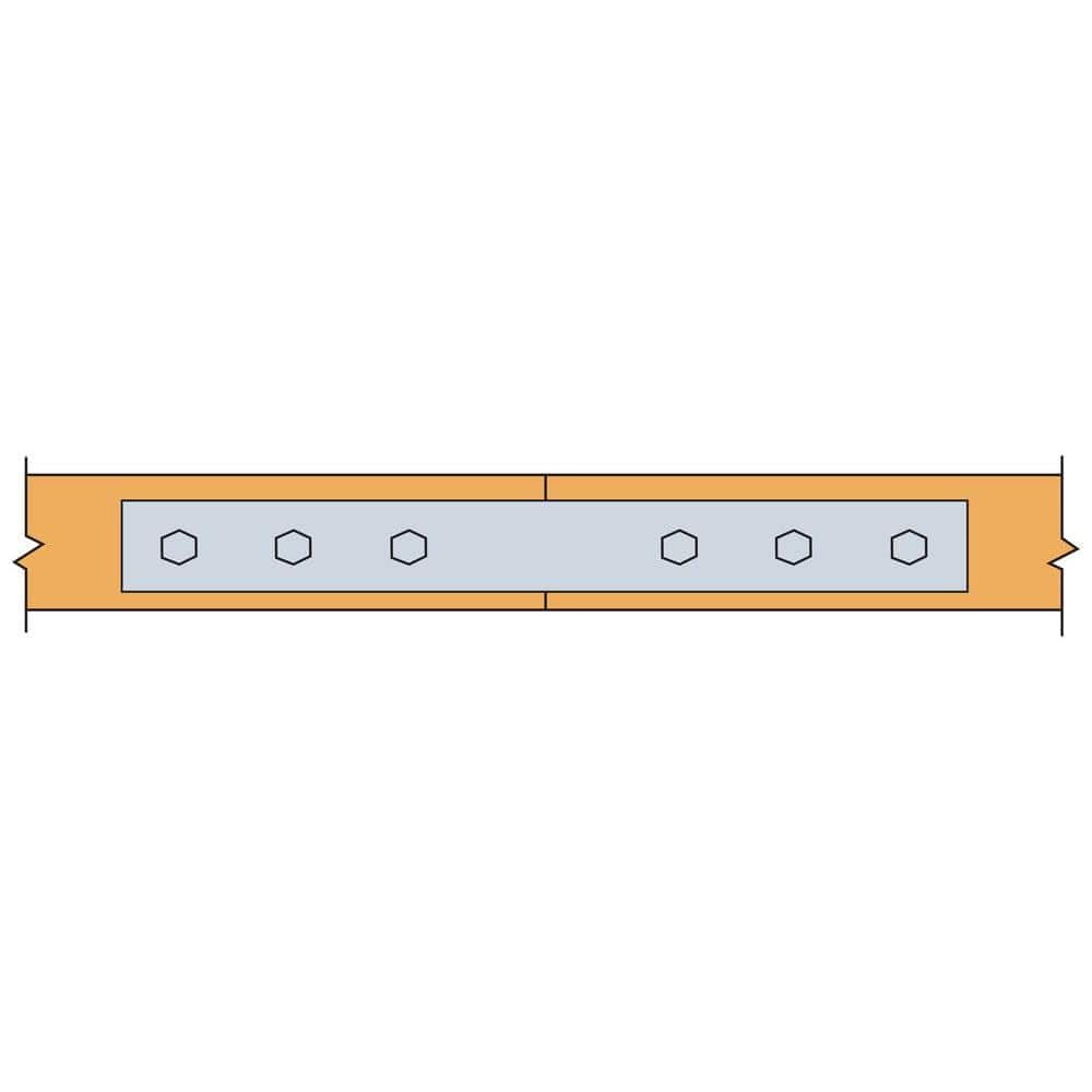 Simpson Strong-Tie HST 2-1/2 in. x 21-1/4 in. 7-Gauge Hot-Dip Galvanized Heavy Strap Tie (2)