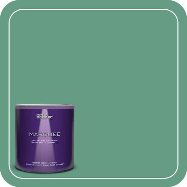 BEHR MARQUEE 1 qt. #480D-5 Scotch Lassie Eggshell Enamel Interior Paint & Primer (2)