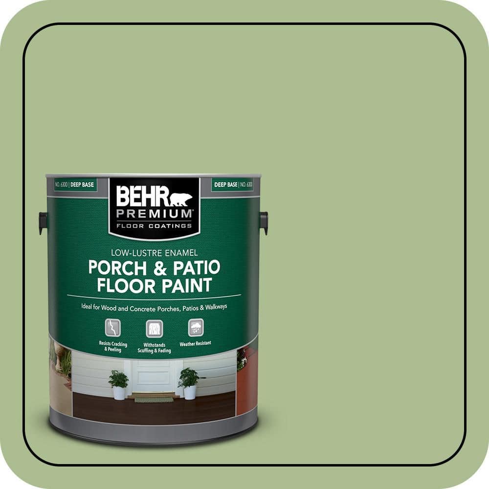 BEHR PREMIUM #M370-4 Low-Lustre Enamel Interior/Exterior Porch and Patio Floor Paint (1)