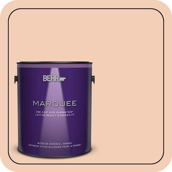 BEHR PREMIUM PLUS #M210-3 Apricot Freeze Enamel Low Odor & Primer (2)