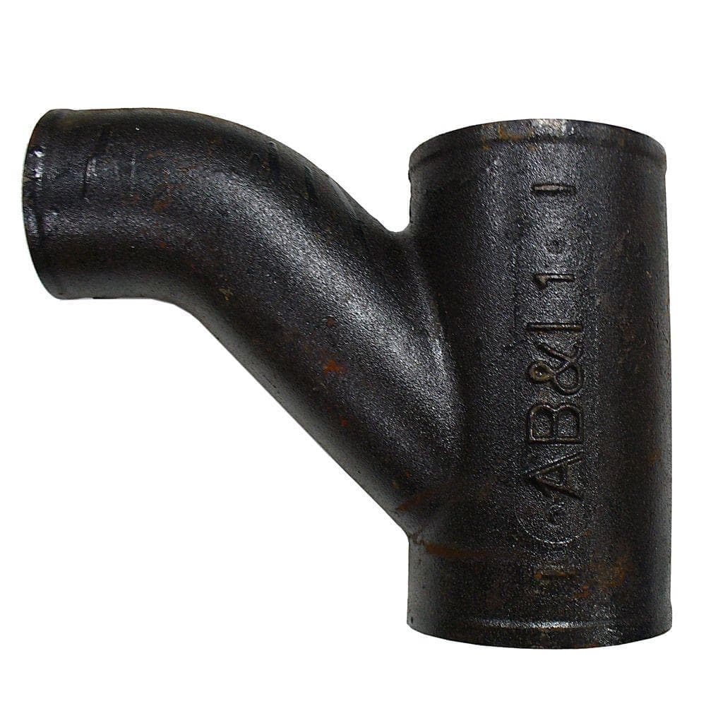 AB and I Foundry 4 in. x 4 in. x 3 in. Cast-Iron Combination Tee/Wye (1)