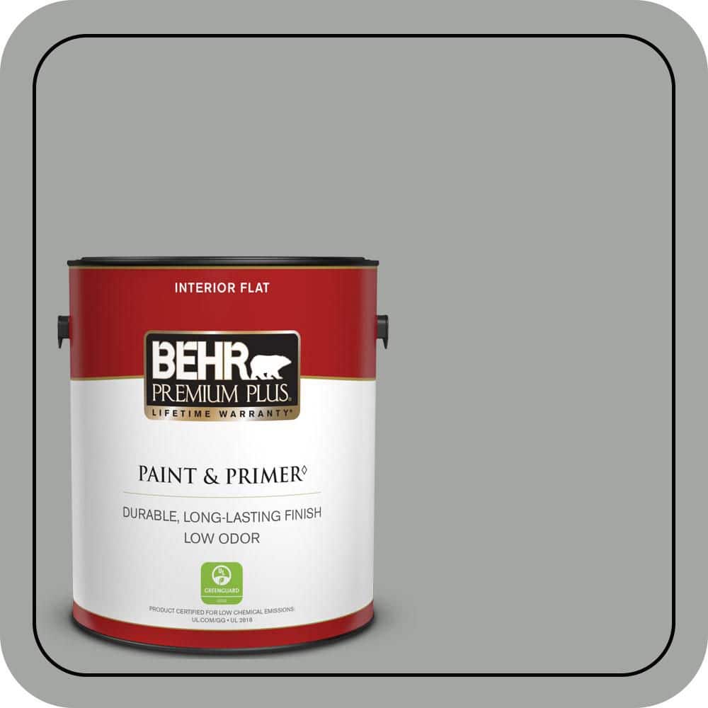 BEHR PREMIUM PLUS 1 gal. #PPU25-16 Chain Reaction Flat Low Odor Interior Paint & Primer (1)