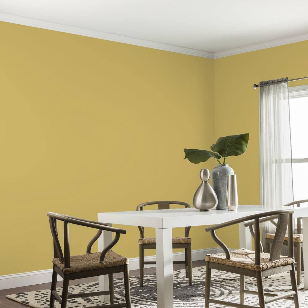 Glidden Premium 1 gal. PPG1109-5 Split Pea Soup Eggshell Interior Paint (4)