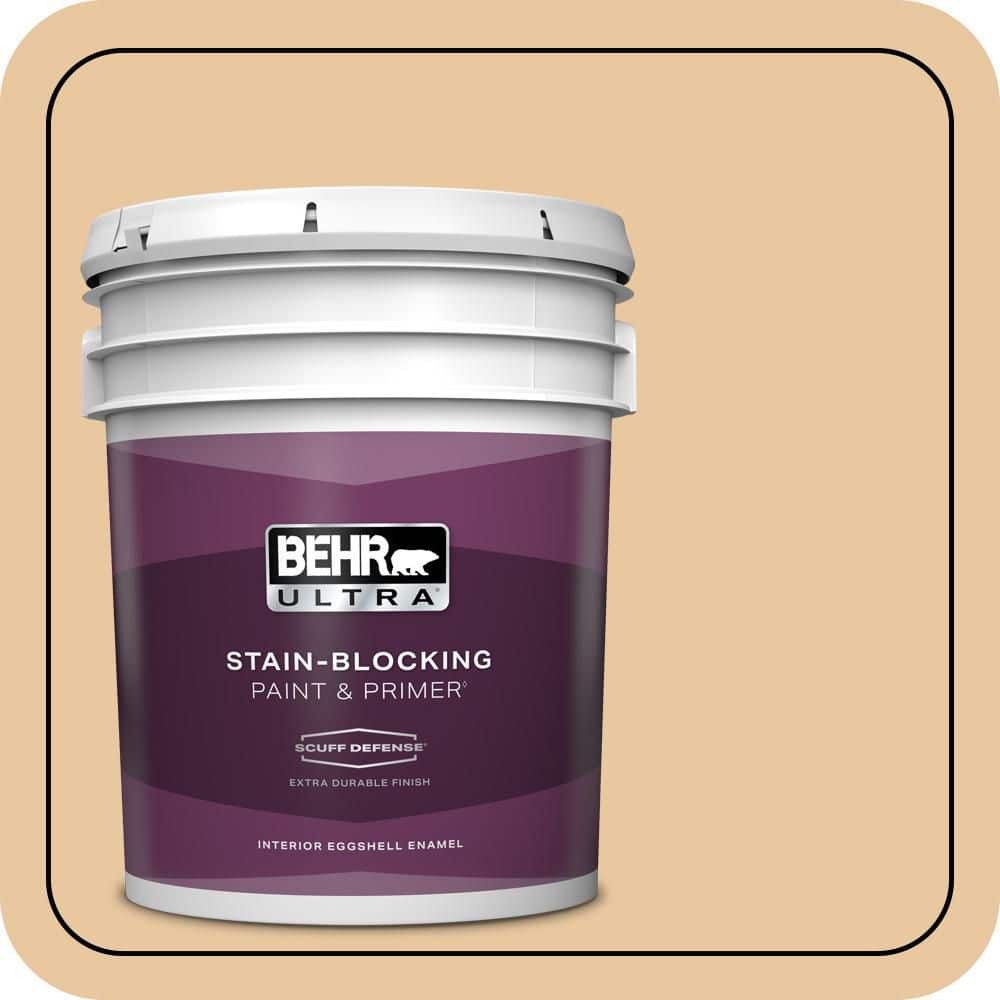 BEHR ULTRA 5 gal. #PPU4-15 Jasper Cane Extra Durable Eggshell Enamel Interior Paint & Primer