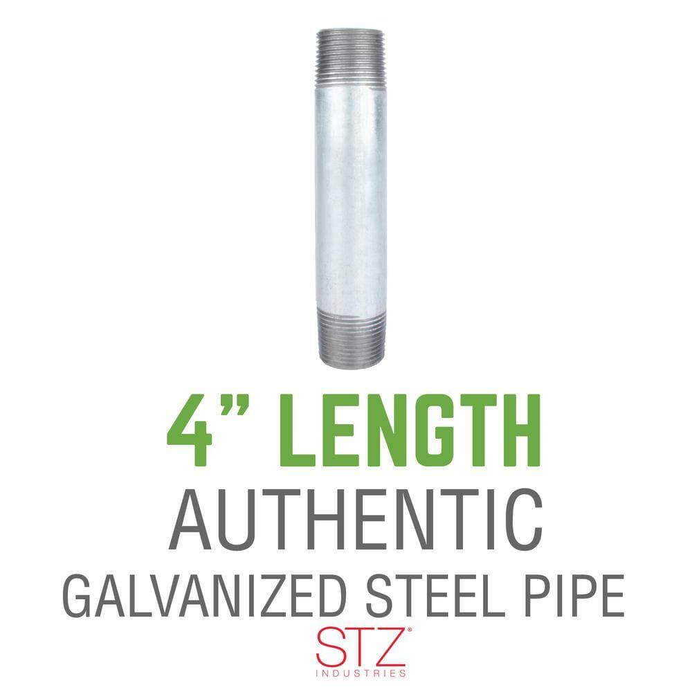 STZ 1/4 in. x 4 in. Galvanized Steel Pipe Nipple (2)