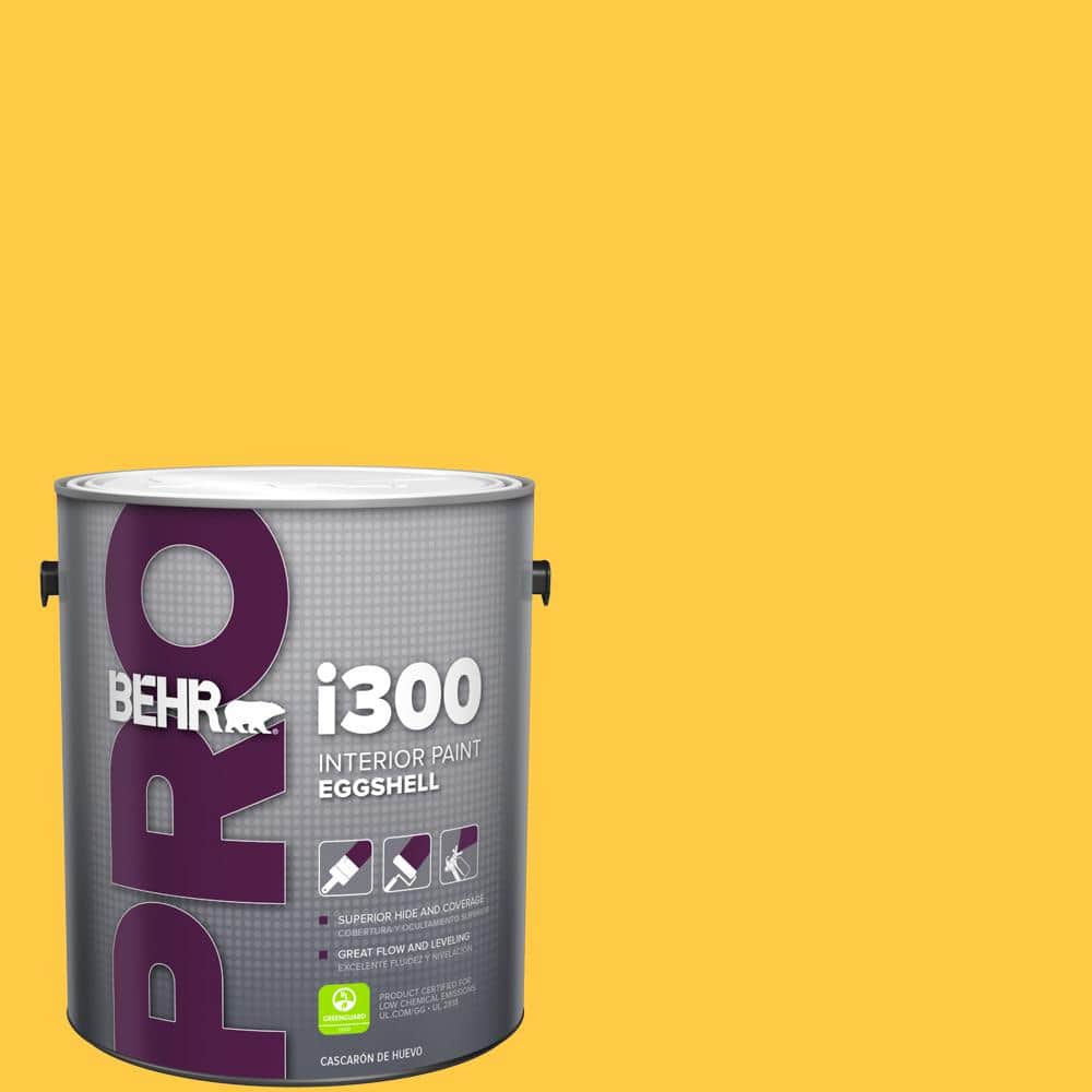 BEHR PRO 1 gal. #P290-6 English Daisy Eggshell Interior Paint