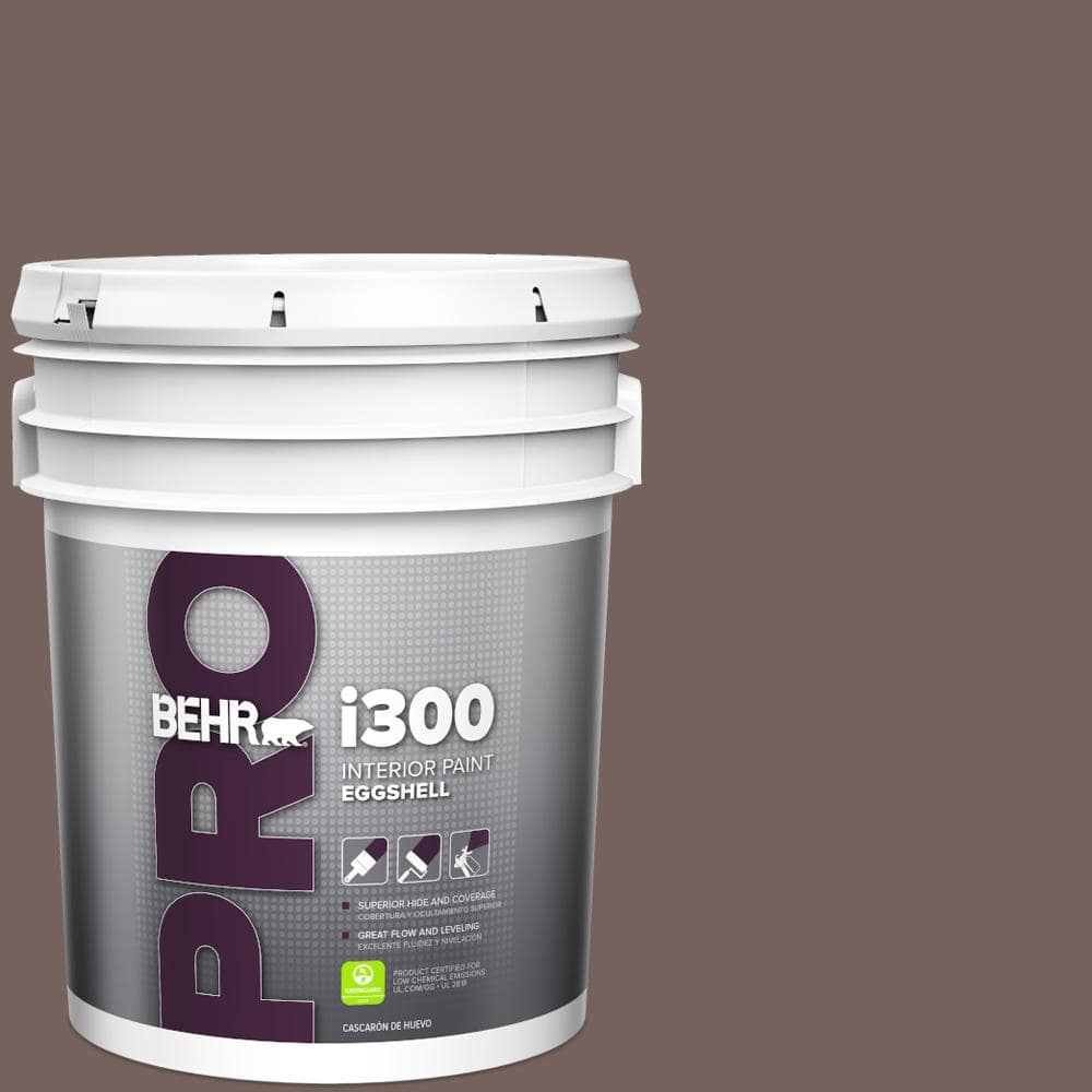 BEHR PRO 5 gal. #730B-6 Sweet Truffle Eggshell Interior Paint