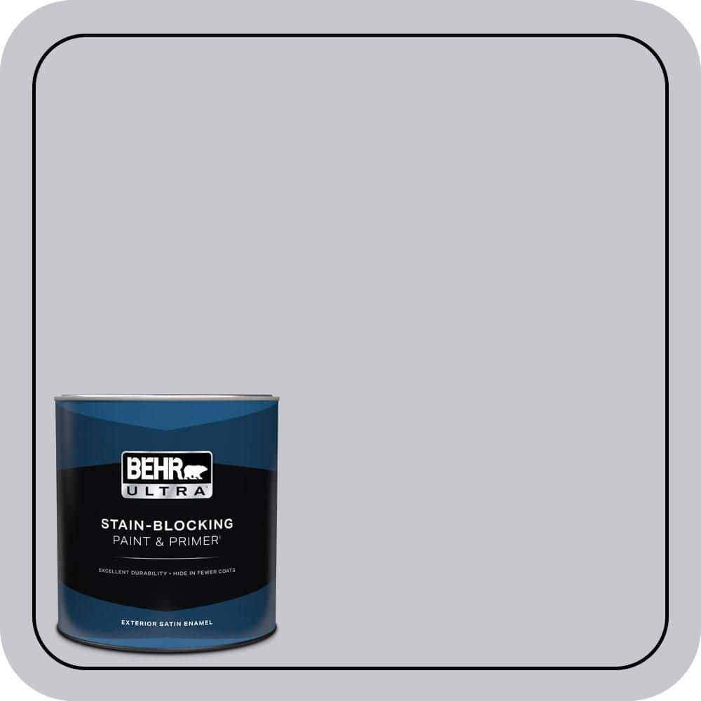 BEHR ULTRA 1 qt. #N550-2 Centre Stage Satin Enamel Exterior Paint & Primer