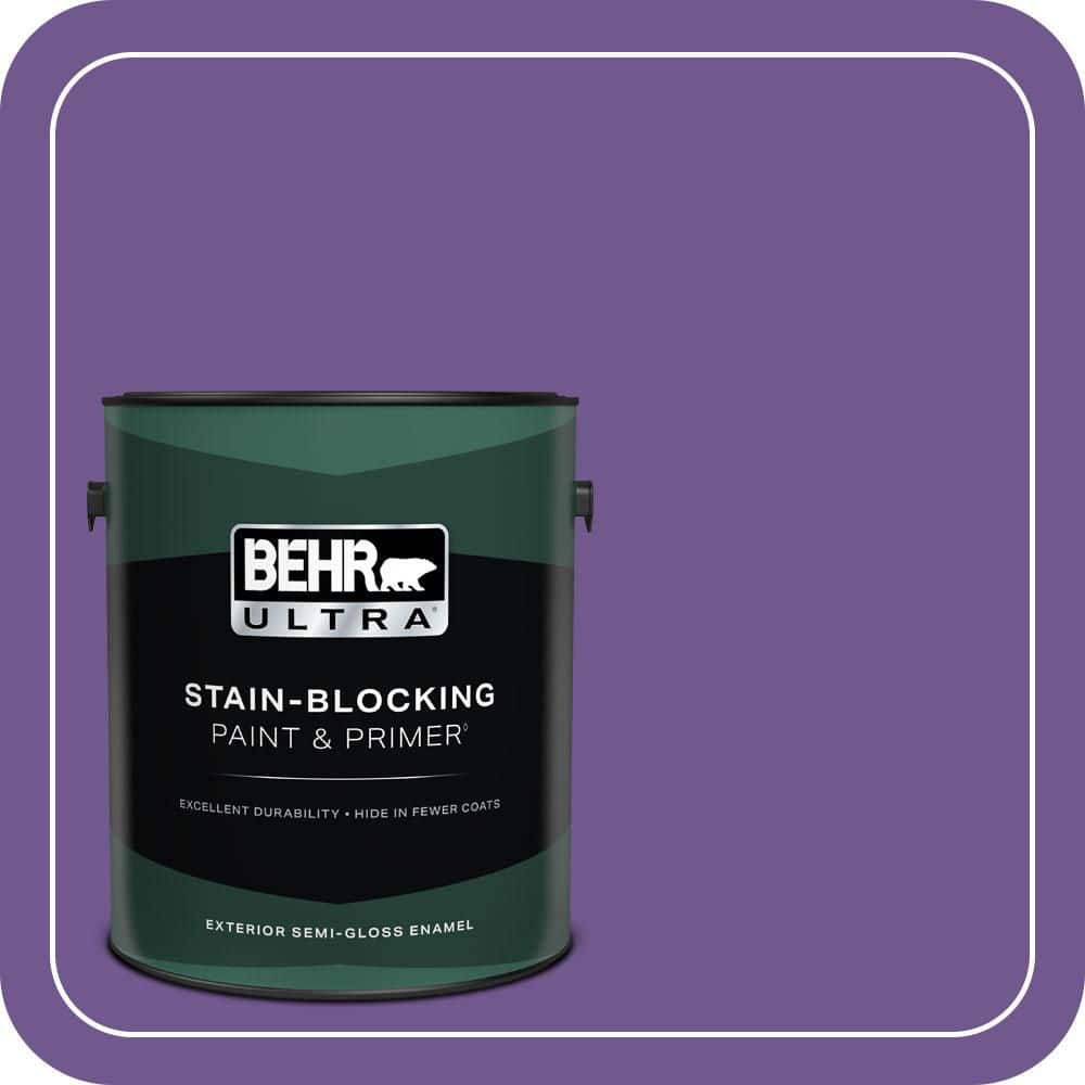 BEHR ULTRA 1 gal. #P570-6 Classic Waltz Semi-Gloss Enamel Exterior Paint & Primer