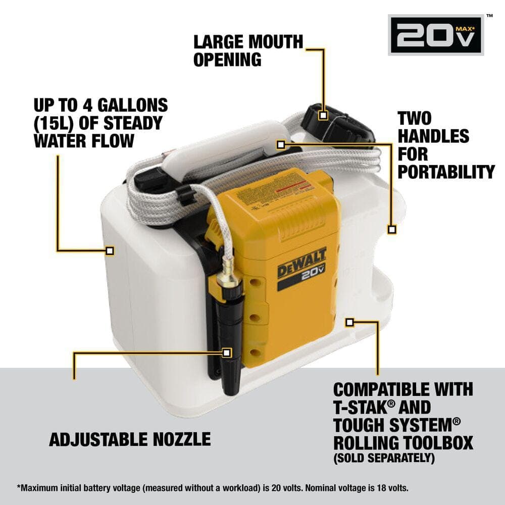 DEWALT 20V MAX Powered Water Tank (Tool-Only) (2)