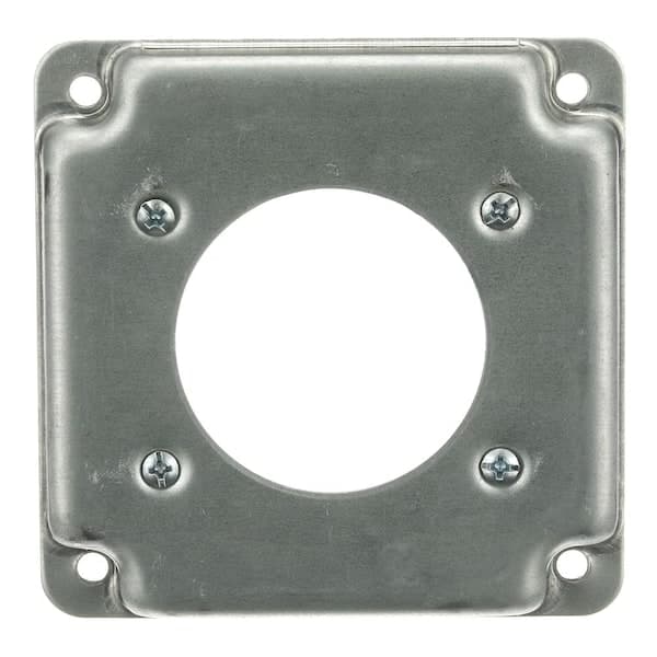 Steel City 1/2 in. Raised 4in. Square Cover For 30 or 50 Amp Receptacle (RS13-10R) (2)
