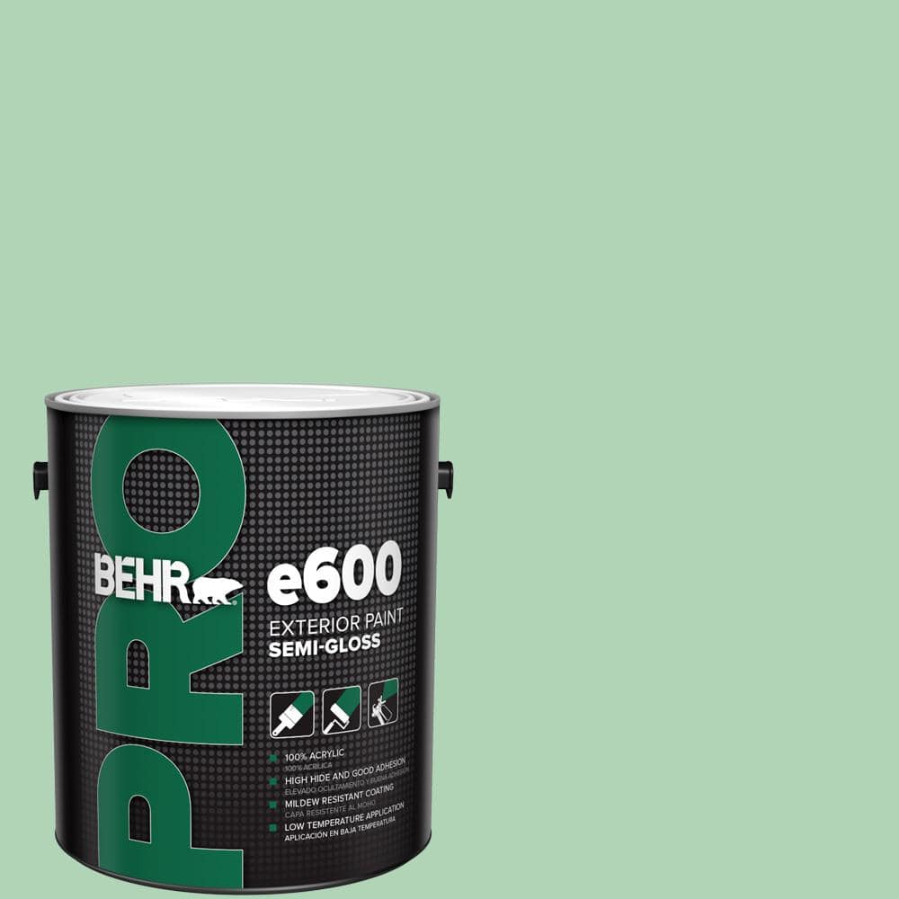 BEHR PRO 1 gal. #M410-3 Enchanted Meadow Semi-Gloss Exterior Paint