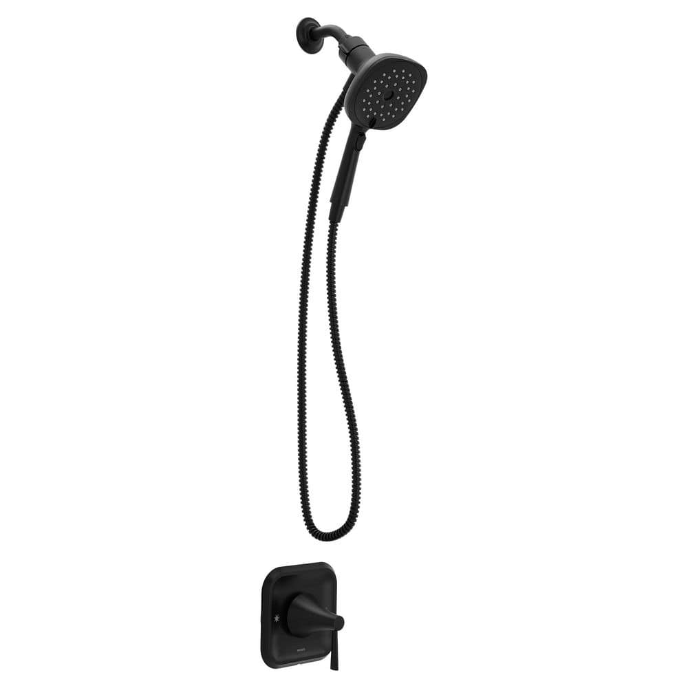 MOEN Ronan Single Handle 6-Spray Shower Faucet 1.75 GPM in Matte Black (1)