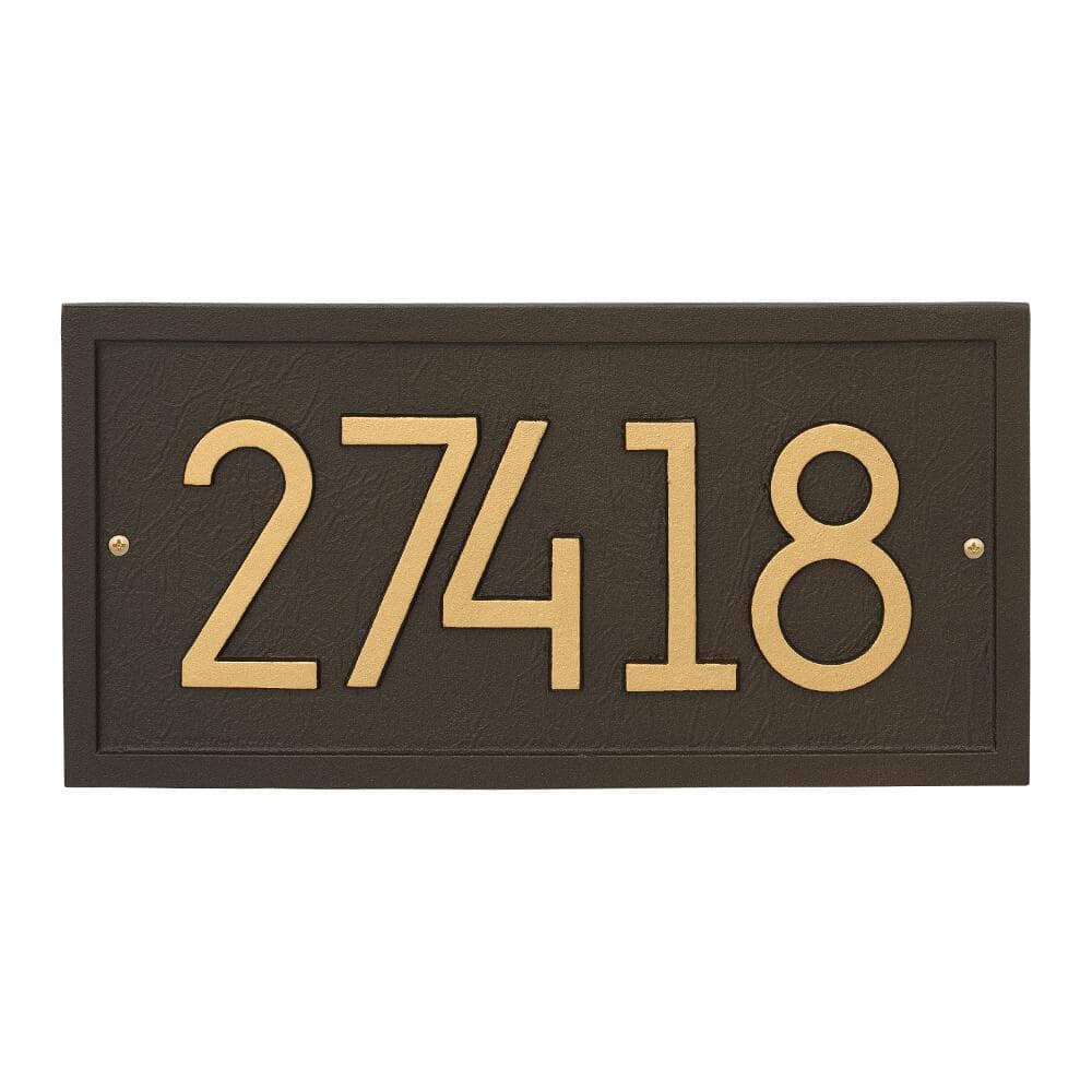 Whitehall Products Rectangle Modern Personalized Rectangle Wall Plaque (1)
