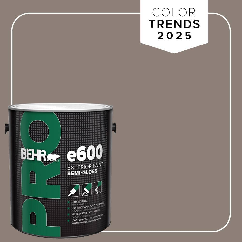 BEHR PRO 1 gal. #HDC-NT-27B Wild Truffle Semi-Gloss Exterior Paint (1)