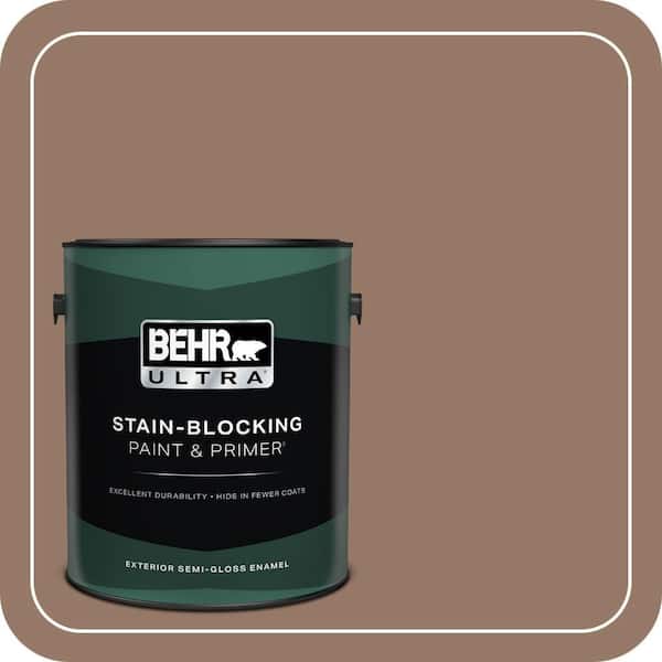 BEHR PREMIUM PLUS #BXC-73 True Walnut Enamel Low Odor & Primer (3)