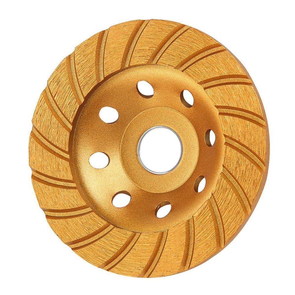 Unbranded 4-1/2 Inch (115 mm) Diamond Cup Wheel with Super Turbo Segmented Design for Fast Concrete Grinding (1)