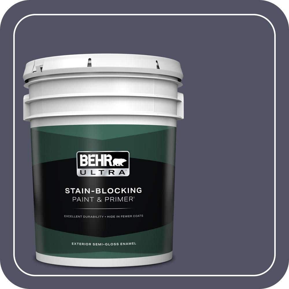 BEHR ULTRA 5 gal. #620F-7 Maharaja Semi-Gloss Enamel Exterior Paint & Primer