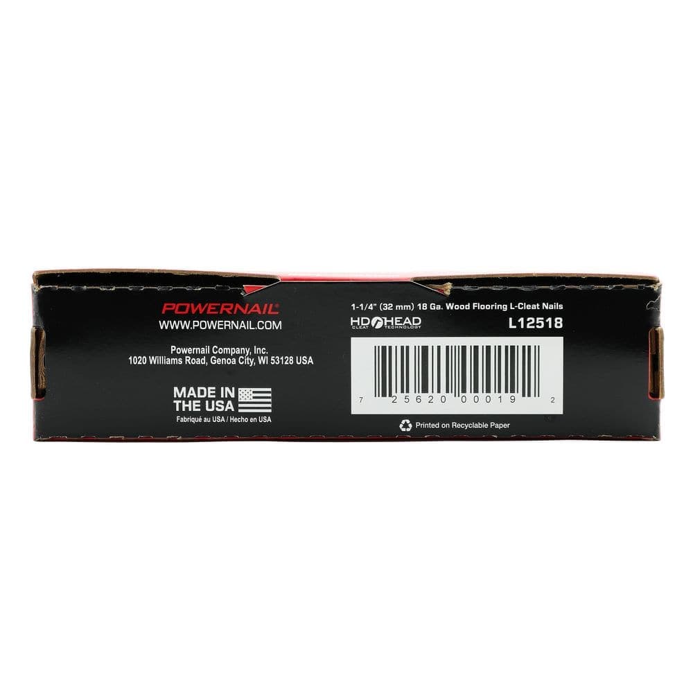 POWERNAIL 1-1/4 in. x 18-Gauge Powercleats Hardwood Flooring Nails (1000-Pack) (3)