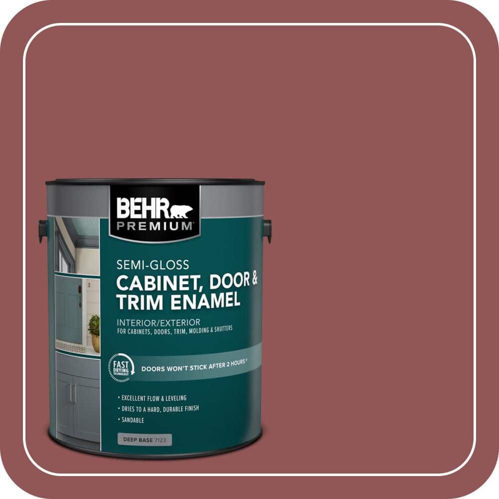 BEHR PREMIUM 1 gal. #MQ1-16 Carpe Diem Semi-Gloss Enamel Interior/Exterior Cabinet, Door & Trim Paint
