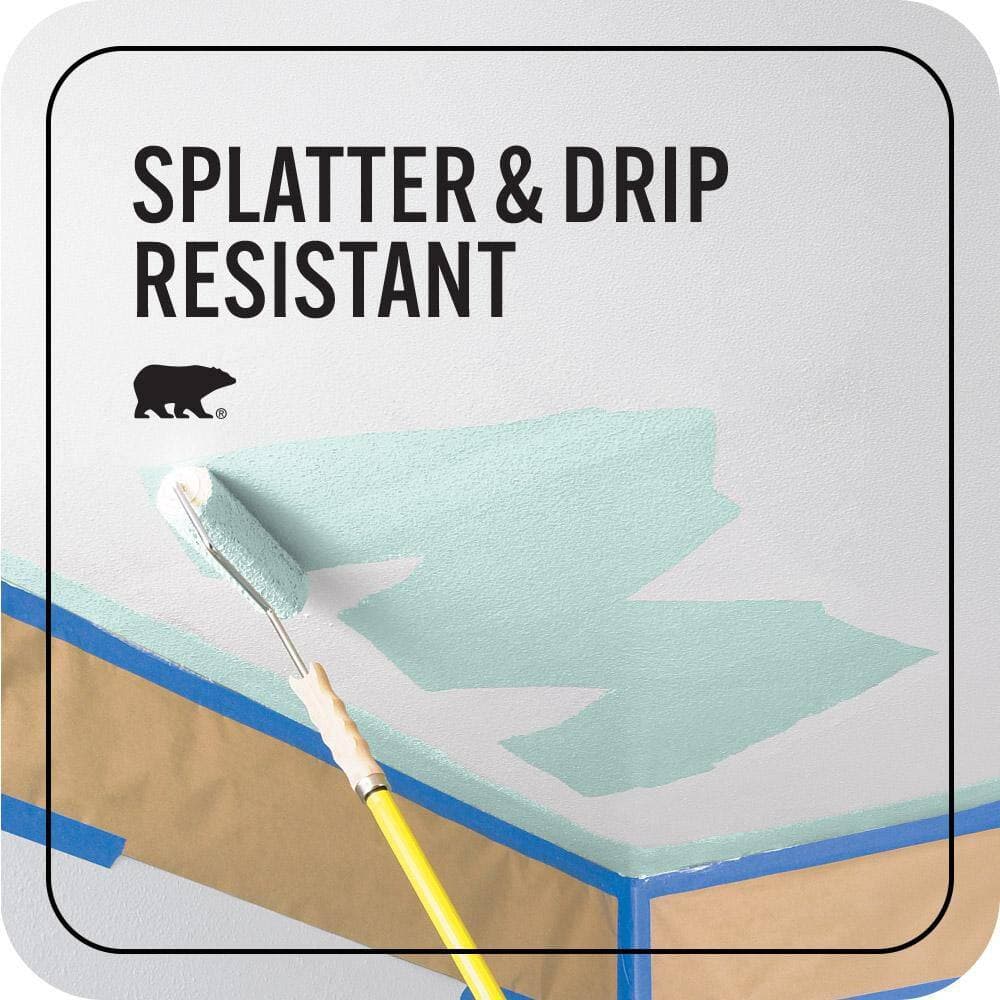 BEHR ULTRA 1 gal. #M450-2 Tidewater Ceiling Flat Interior Paint and Primer (4)