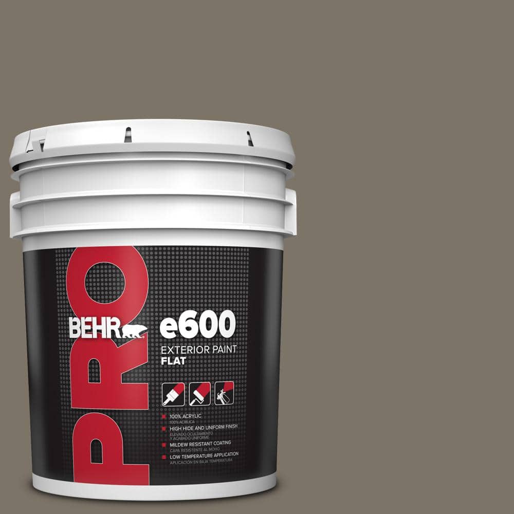 BEHR PRO 5 gal. #QE-38 Rooftop Garden Flat Exterior Paint