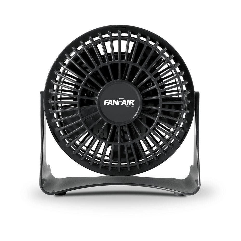 FANFAIR 4 in. Desk Personal Fan - Black (3)