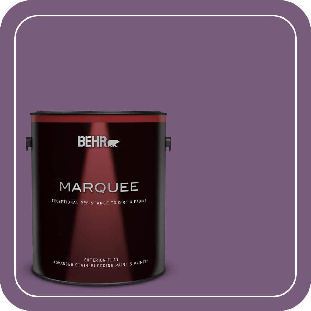 BEHR MARQUEE 1 gal. #670D-7 Gala Ball Flat Exterior Paint & Primer (1)