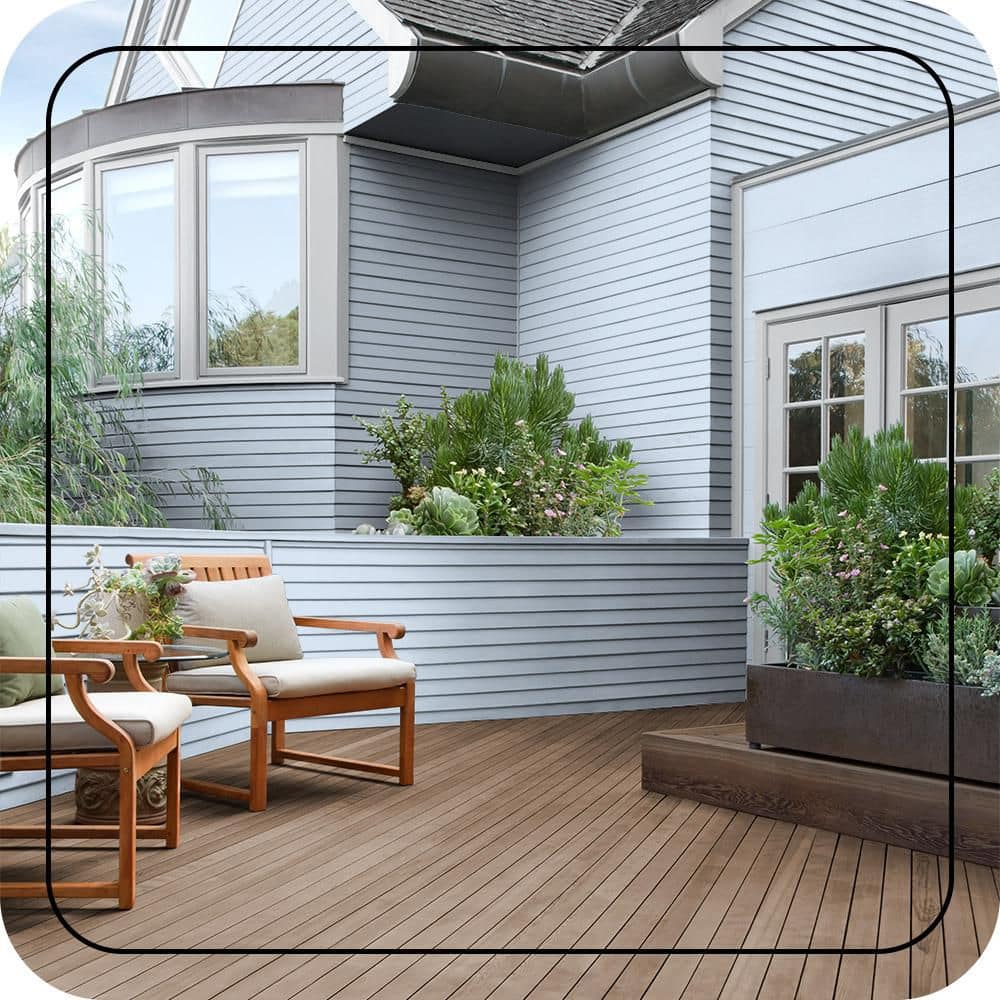 BEHR #P530-1 Color House and Fence Exterior Wood Stain (3)