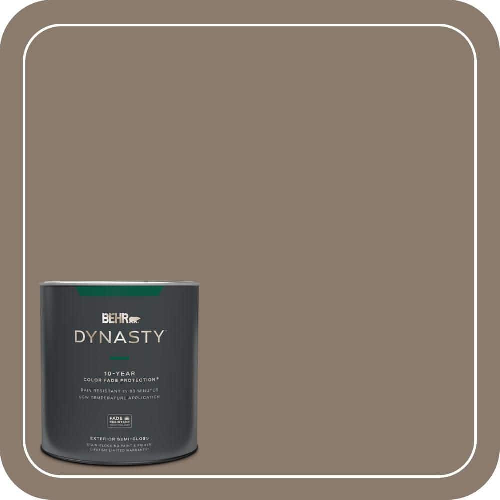 BEHR DYNASTY 1 qt. #T18-07 Road Less Travelled Semi-Gloss Exterior Stain-Blocking Paint & Primer