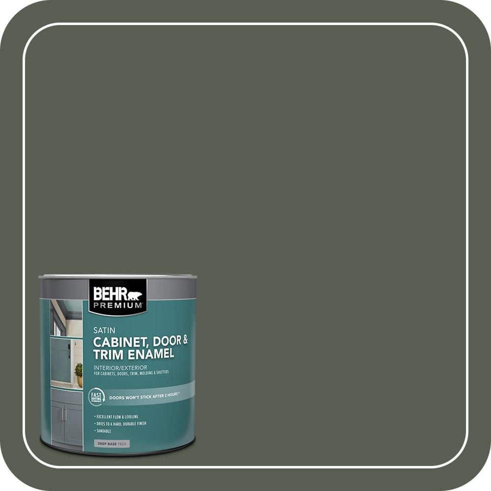 BEHR PREMIUM 1 qt. #PPU10-20 Pastoral Satin Enamel Interior/Exterior Cabinet, Door & Trim Paint (1)