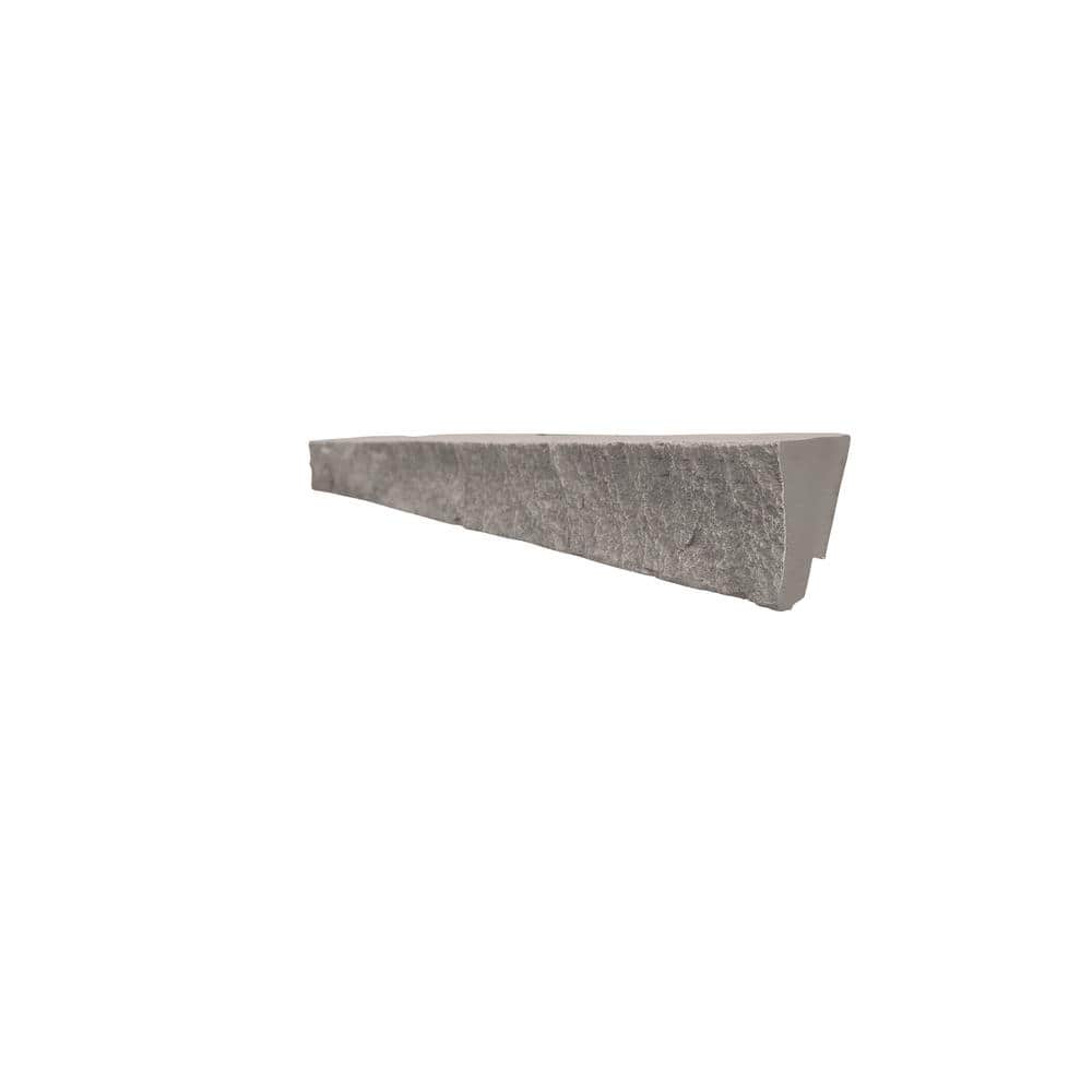 GenStone Stacked Stone 2 in. x 3.5 in. x 42 in. Kenai Faux Stone Siding Ledger (2)