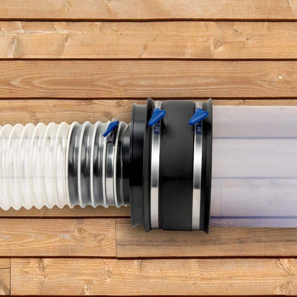 ‎POWERTEC 6 in. Dust Control Flex Cuff with Adjustable Key Hose Clamps (4-Pack) (2)