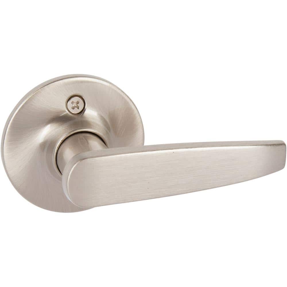 DELANEY HARDWARE Asheville Dummy Door Lever in Satin Nickel finish (1)