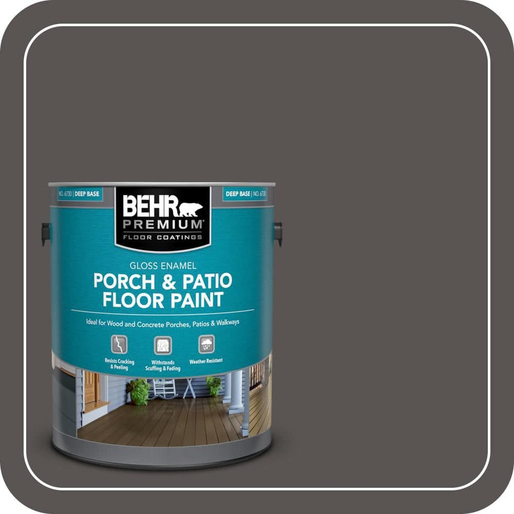 BEHR PREMIUM 1 gal. #BXC-23 Catskill Brown Gloss Enamel Interior/Exterior Porch and Patio Floor Paint