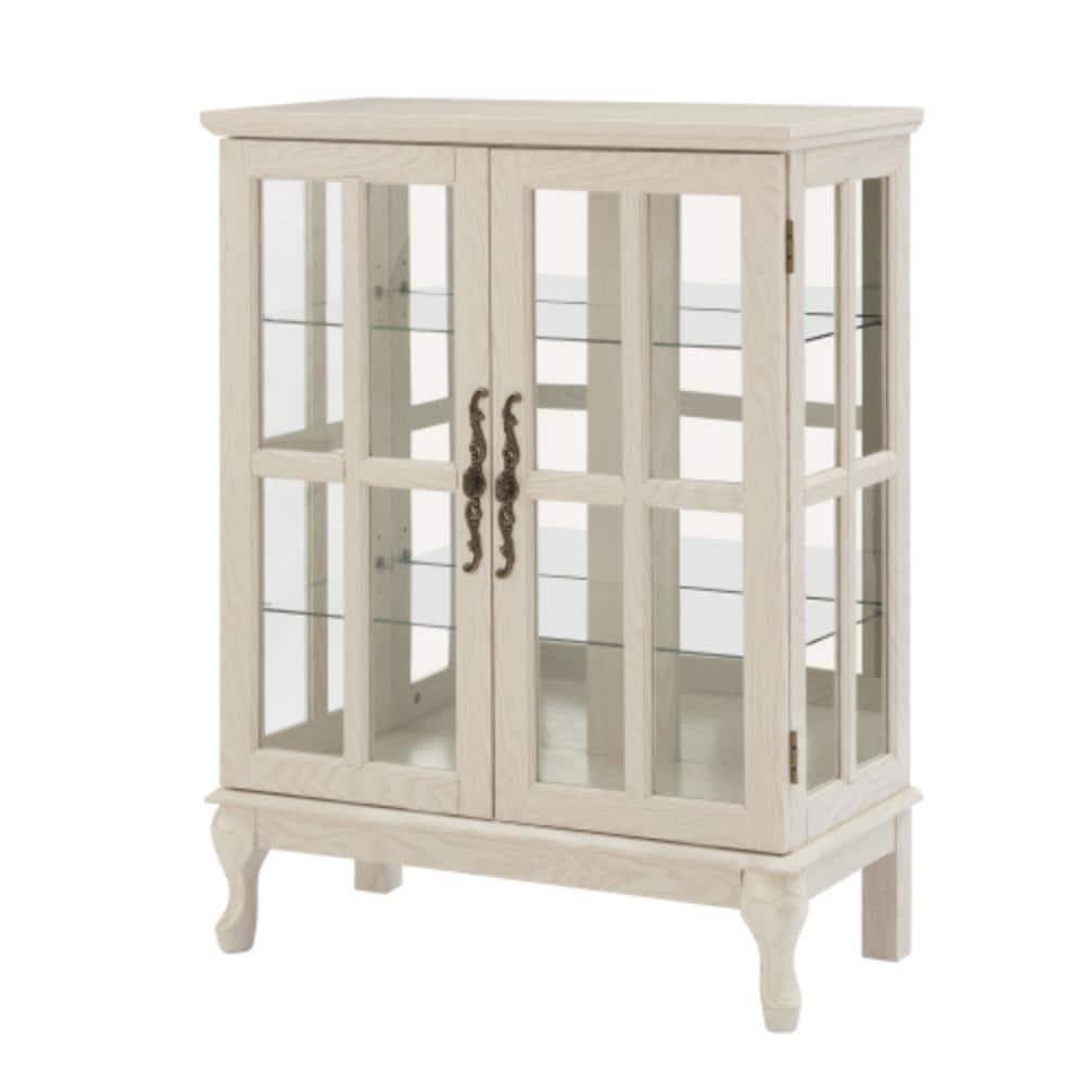 Unbranded 30 in. W x 15.47 in. D x 40.31 in. H Bathroom White Linen Cabinet (1)