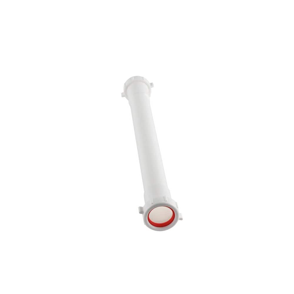 Everbilt 1-1/2 in. x 16 in. Trap Extn Tube DBL SJ Plastic (3)