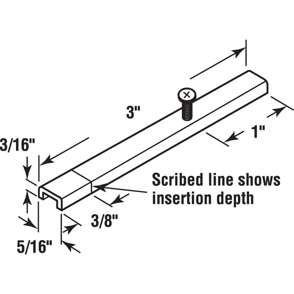 Prime-Line Spiral Balance Pivot Bar, 5/8 in., Tilt Window (2)