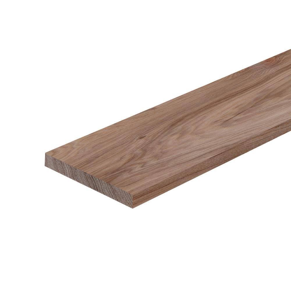 Ornamental Mouldings 1/4 in. D x 5.5 in. W x 4 ft. L Unfinished Natural Hickory Wood Board (3)