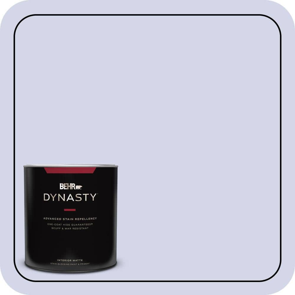 BEHR DYNASTY 1 qt. #620A-2 Cheerful Whisper Matte Interior Stain-Blocking Paint & Primer