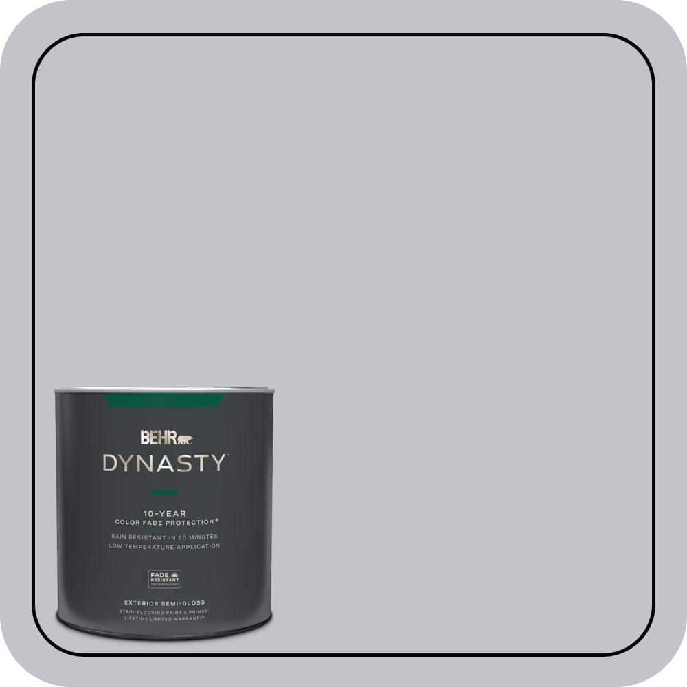 BEHR DYNASTY 1 qt. #N540-2 Glitter color Semi-Gloss Exterior Stain-Blocking Paint & Primer