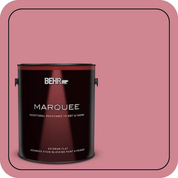 BEHR PREMIUM PLUS #130D-4 Rose Sachet Enamel Interior/Exterior Paint & Primer Color Sample (2)